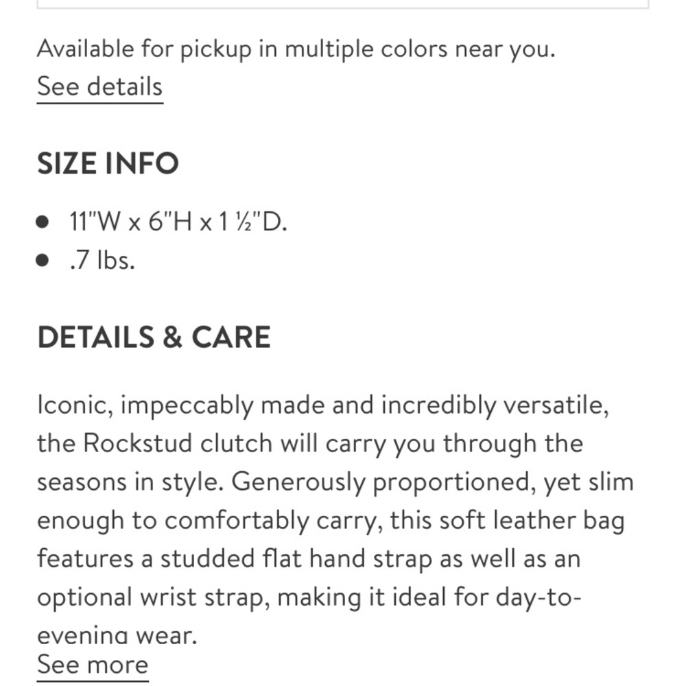 Auth -  Valentino Rockstud Clutch - Picture 4 of 8